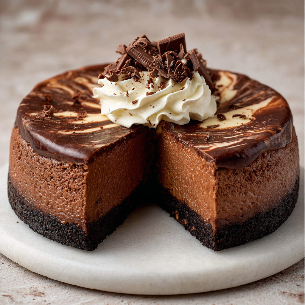 Tarta de Queso Triple Chocolate