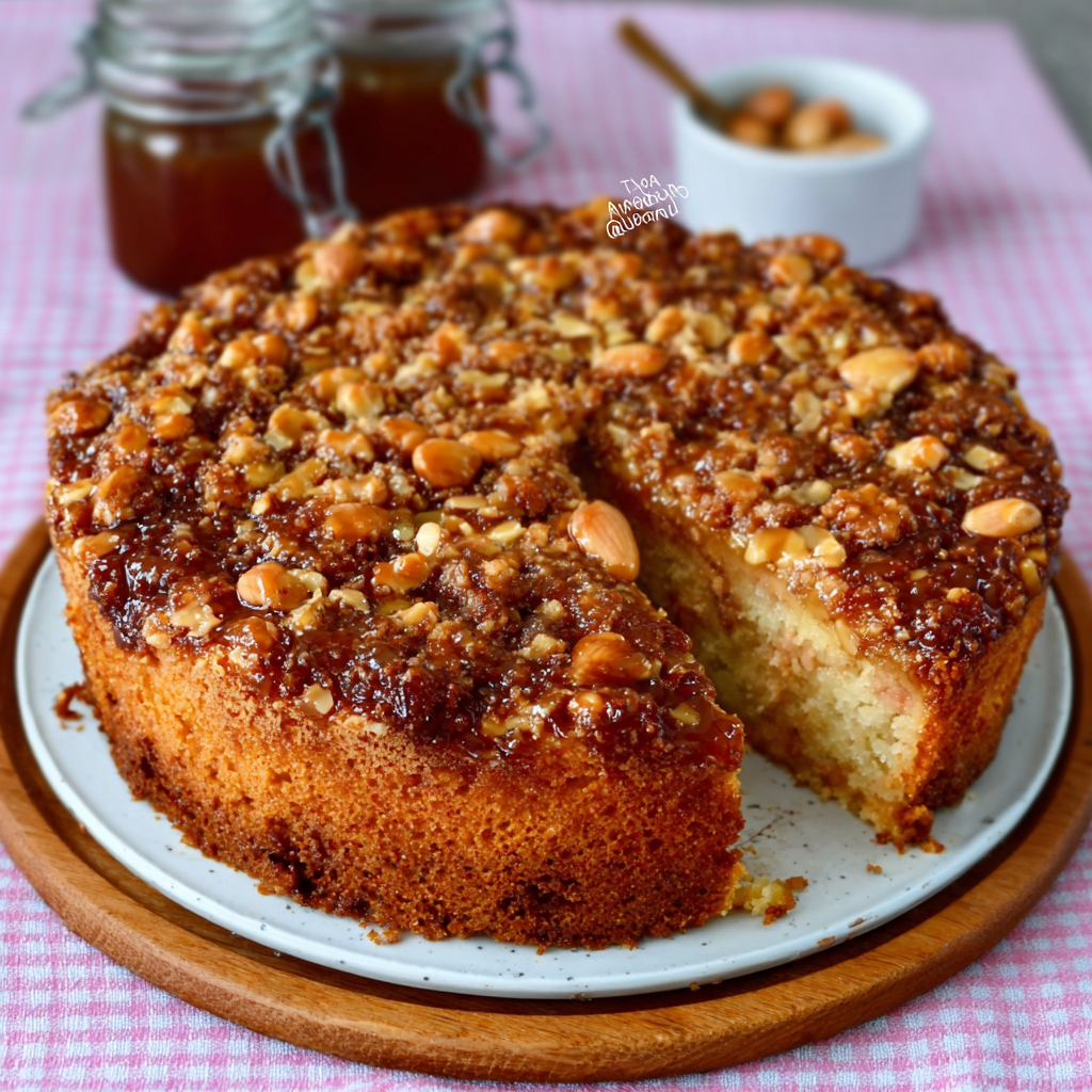 Tarta sueca de almendras caramelizadas (Tosca Tårta)