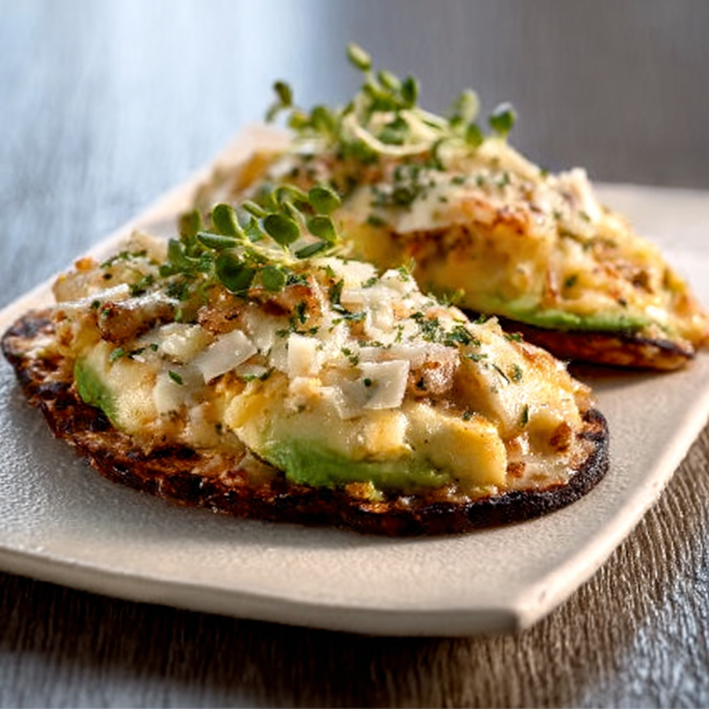 Tostadas de Aguacate y Queso Manchego