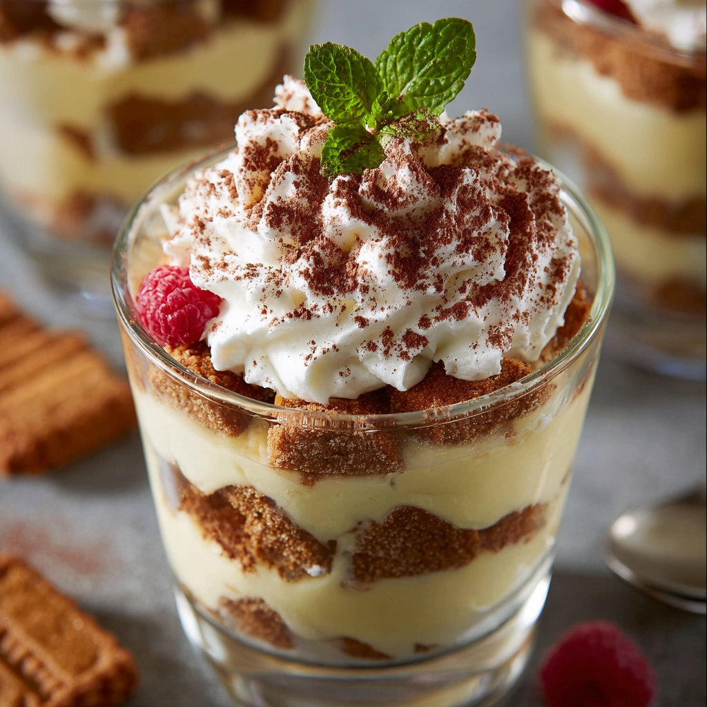 Trifle de Spekulatius con Crema de Vainilla