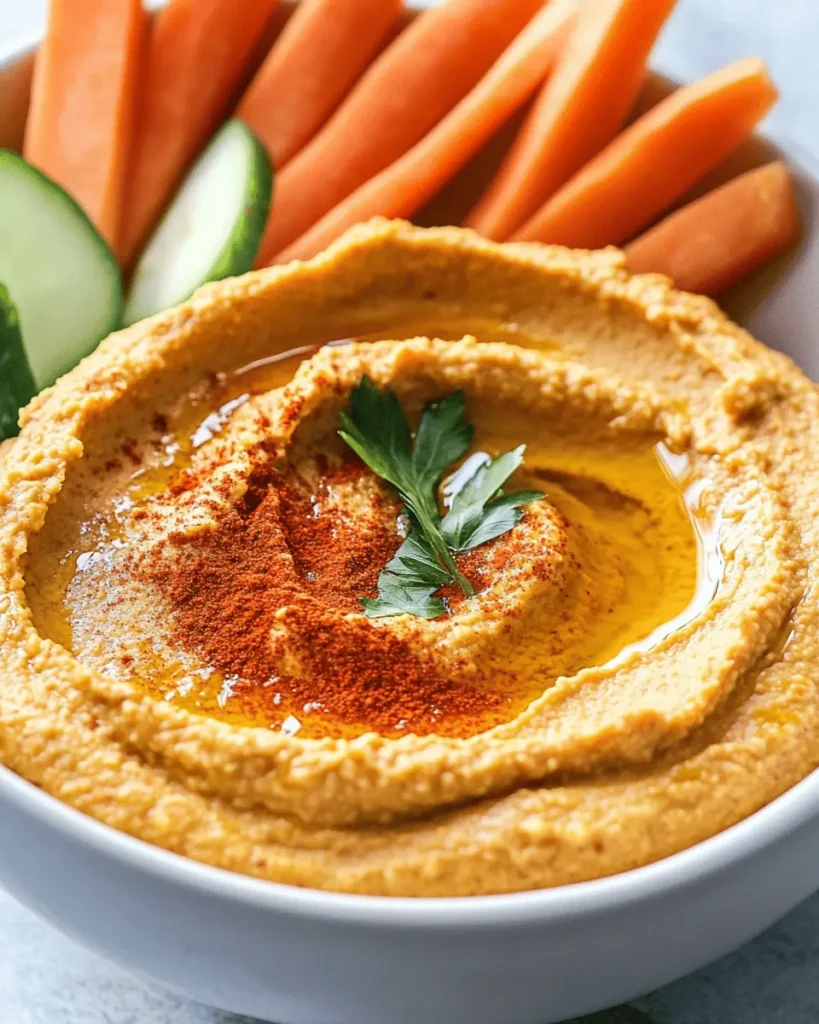 Hummus de calabaza especiada y cremosa First Image First Image