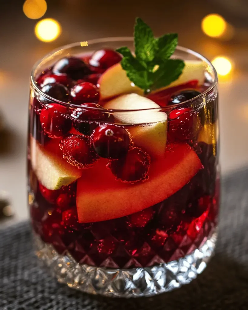 Jugo Navideño de Manzana y Arándanos First Image First Image