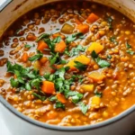 Sopa de Lentejas en una Olla First Image First Image
