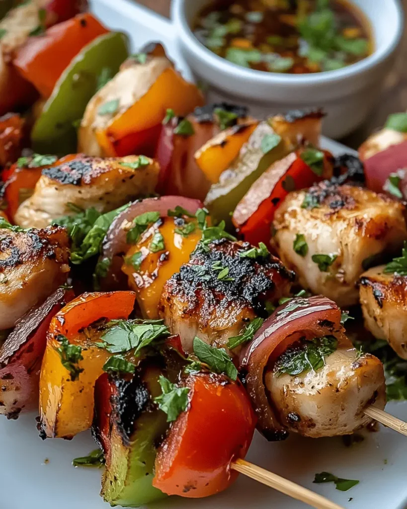 Pinchos de Pollo al Estilo Mediterráneo First Image First Image