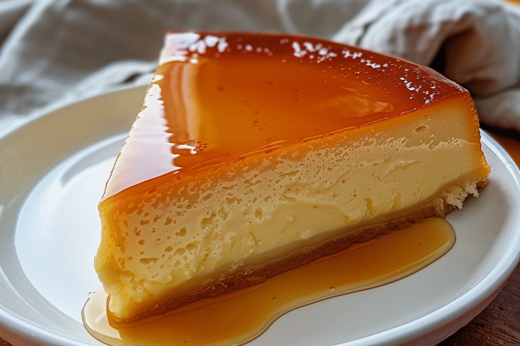 Flan Napolitano de Caramelo Suave y Cremoso
