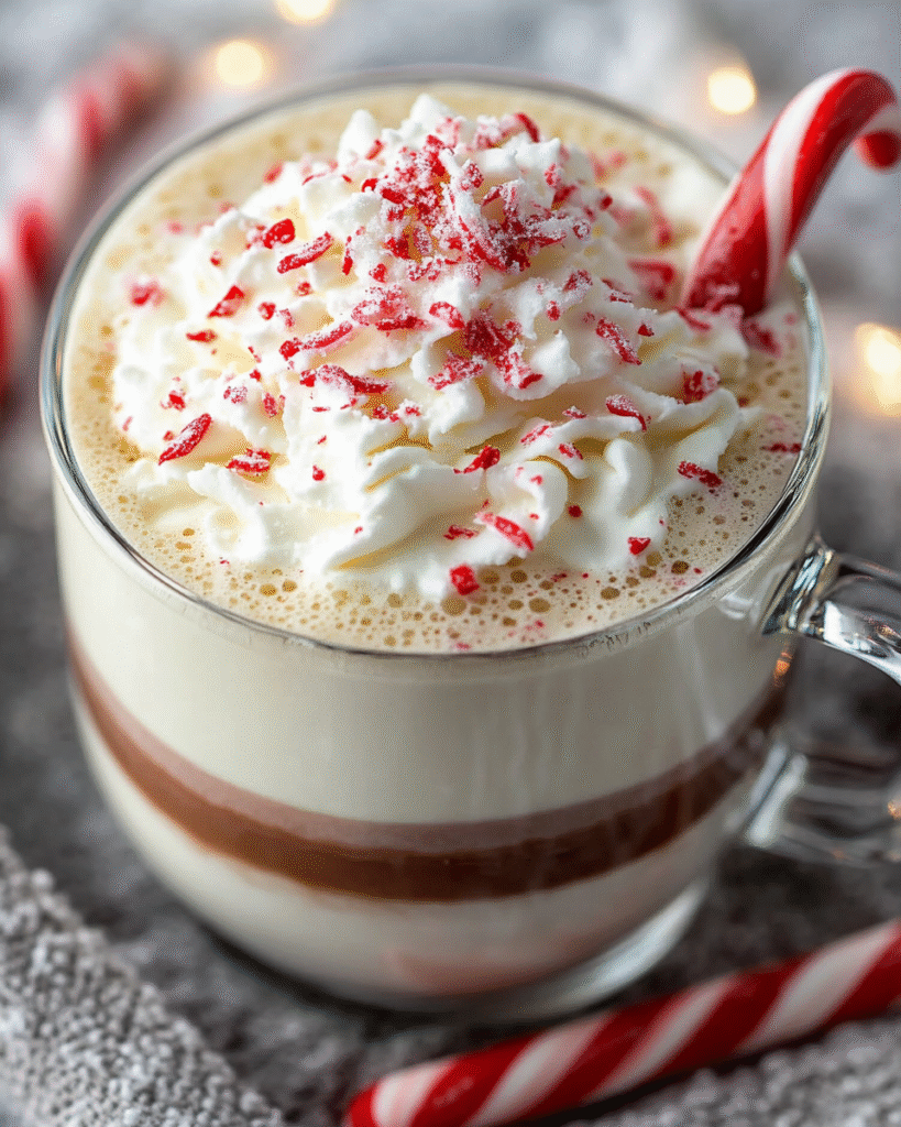 Latte de Chocolate Blanco y Menta