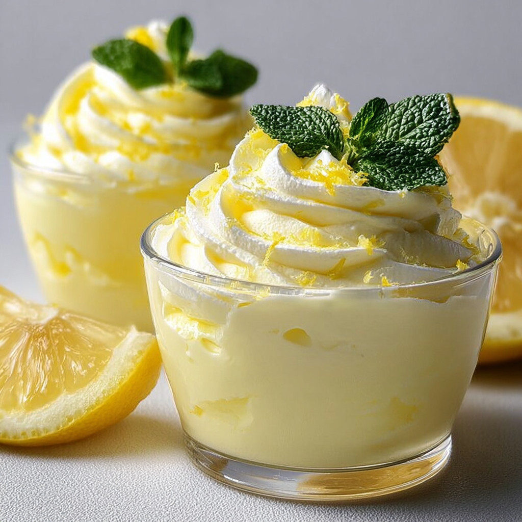 Mousse de Limón Deliciosa