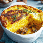 Parmentier de Calabaza y Champiñones