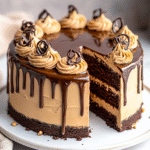 Pastel de Chocolate y Mantequilla de Maní
