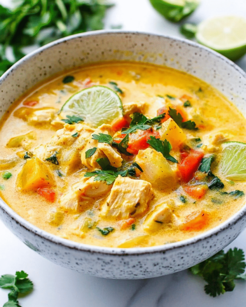 Sopa Mulligatawny Cremosa y Baja en Carbohidratos