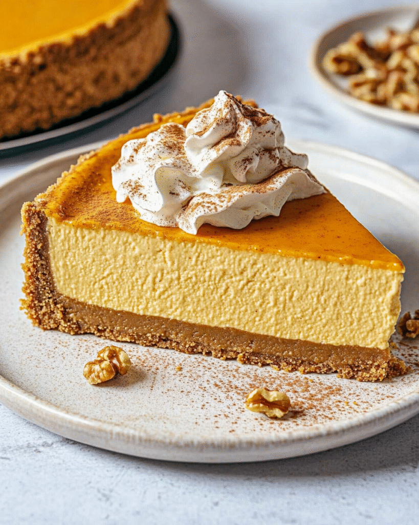 Tarta de Queso de Calabaza