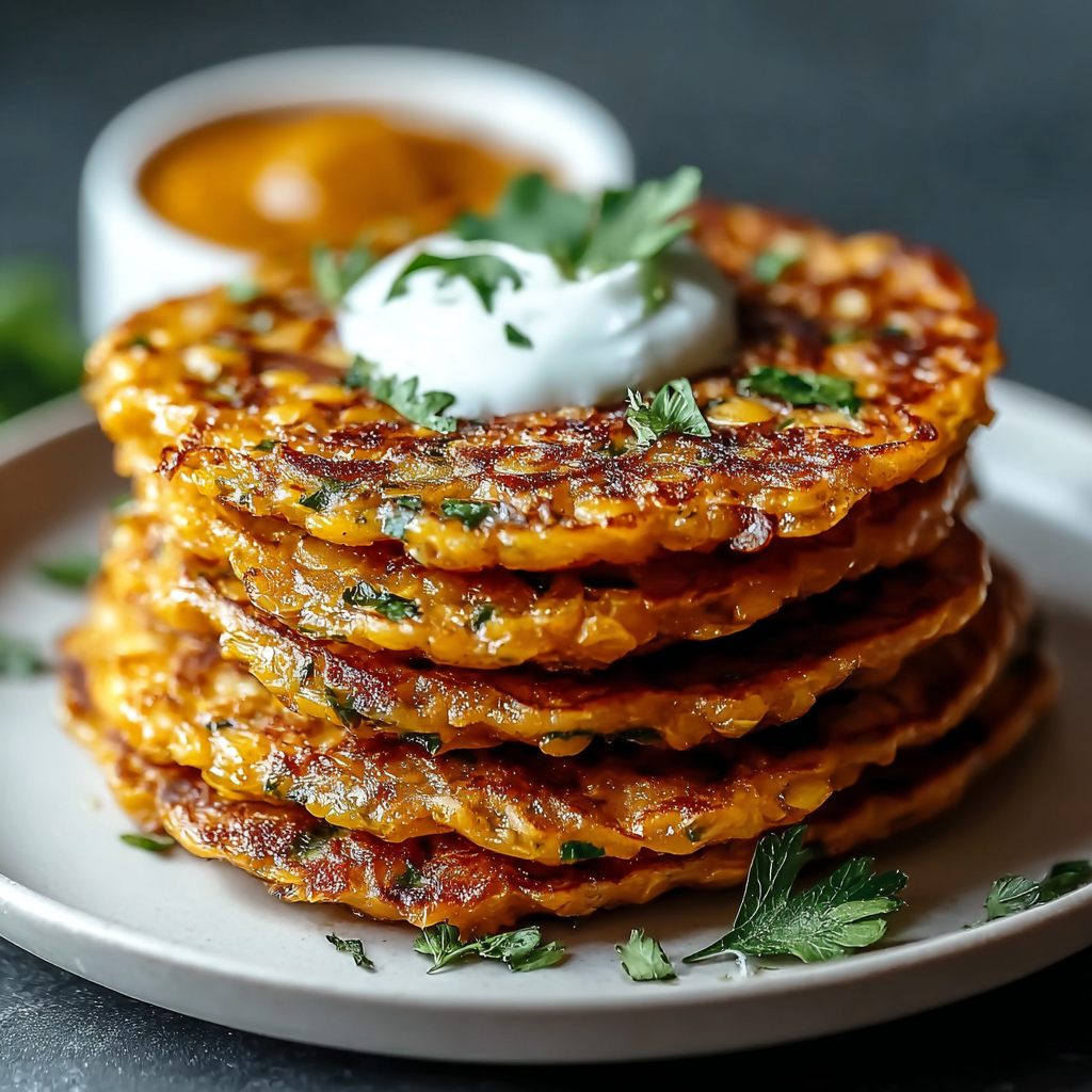 Tortitas Saladas de Lentejas Rojas