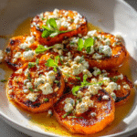 Tortitas de Batata Asadas con Miel y Feta