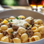 Pasta Cremosa de Carne y Conchas First Image First Image