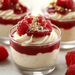 Mousse de Chocolate Blanco y Frambuesa First Image First Image