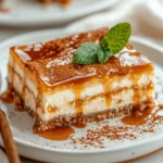 Barritas de Cheesecake Cremoso con Costra de Azúcar y Canela First Image First Image