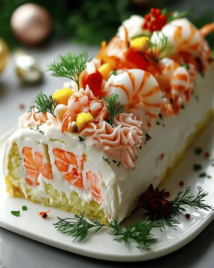 Tronco de Navidad Salado con Sabores Marinos First Image First Image
