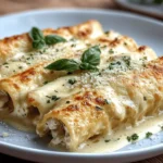 Canelones de Pollo con Salsa Blanca First Image First Image