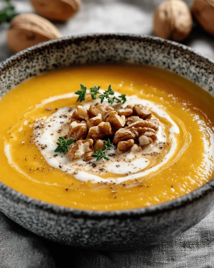 Crema de Calabaza con Toque de Nuez First Image First Image