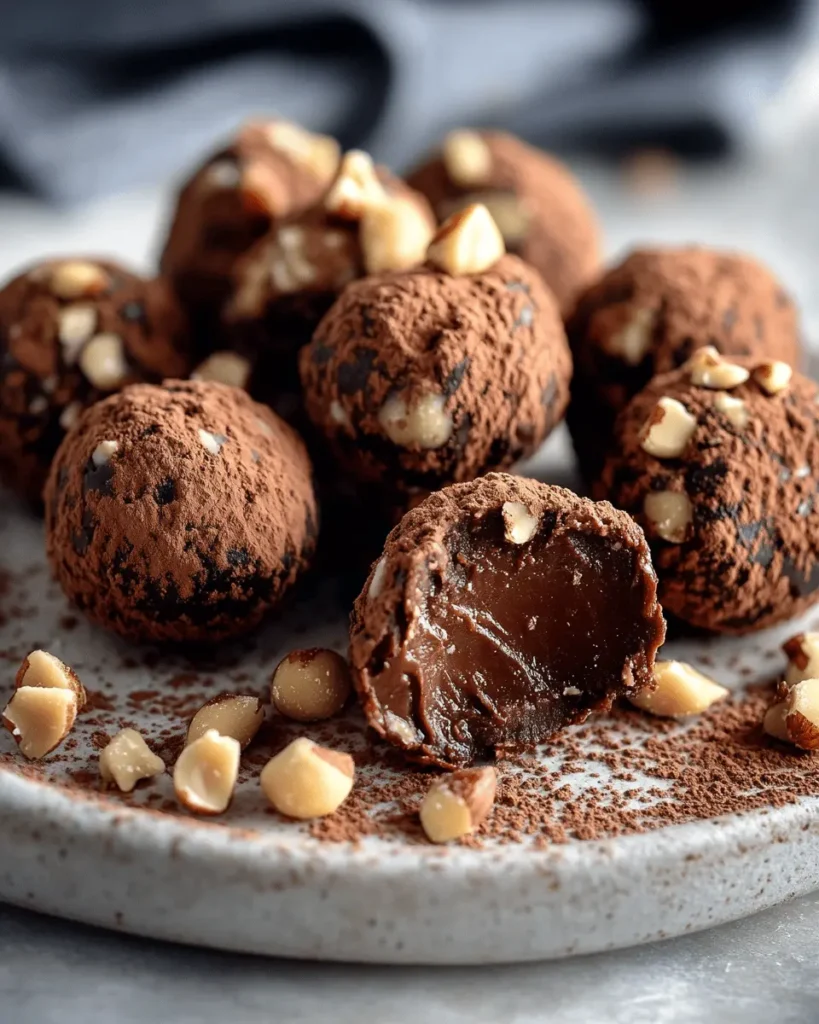Trufas de Avellana y Cacao First Image First Image