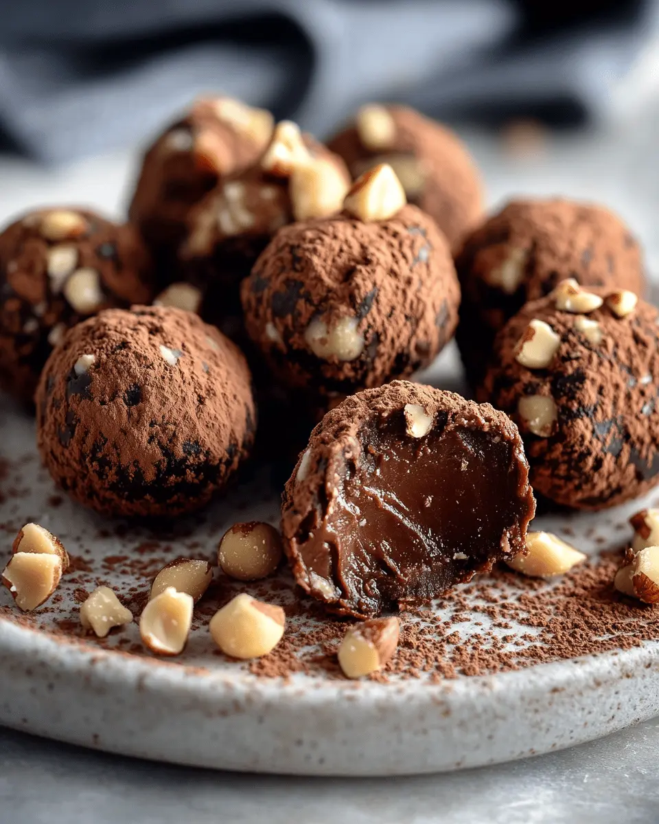 Trufas de Avellana y Cacao First Image First Image