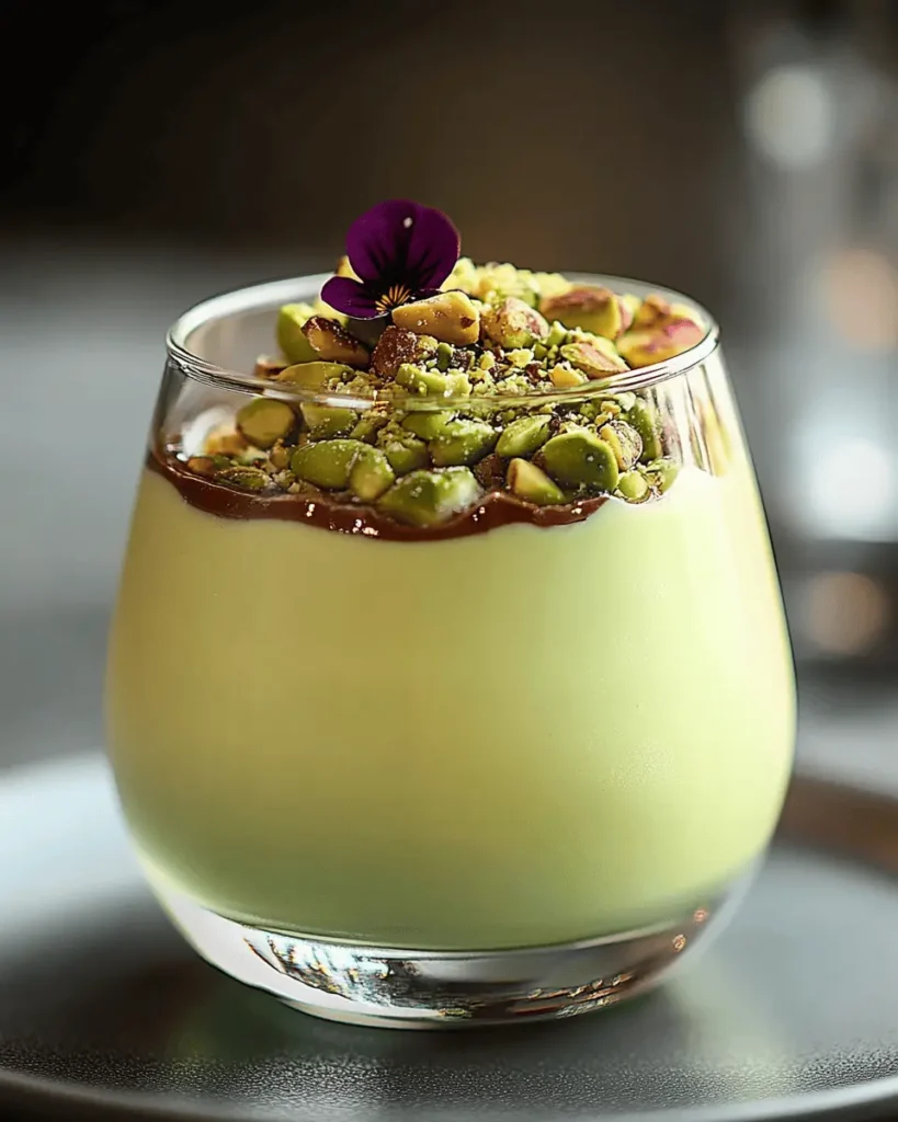 Panna Cotta de Pistacho First Image First Image