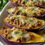 Berenjenas al Horno Rellenas de Carne y Queso First Image First Image
