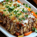 Meatloaf de Cheesesteak Sabroso First Image First Image