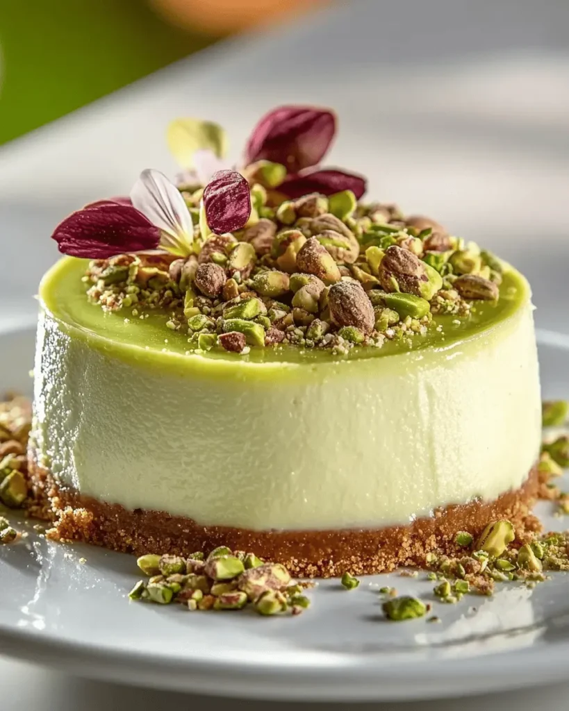 Tarta de Queso de Pistacho First Image First Image