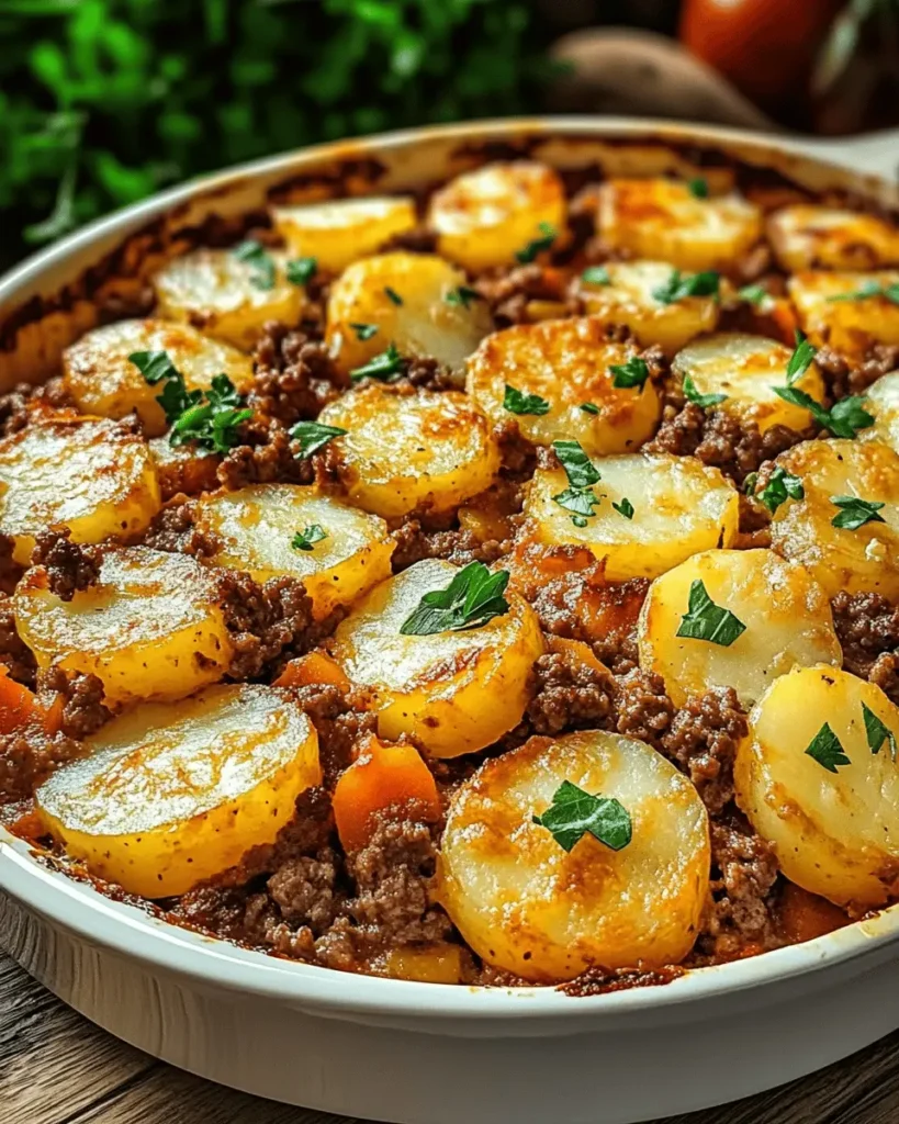 Cazuela Campestre de Carne Molida y Papas First Image First Image