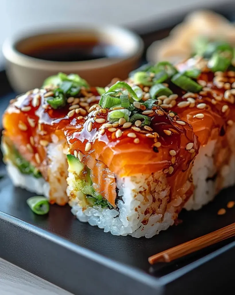Sushi al Horno Picante de Salmón para Noches Ocupadas First Image First Image