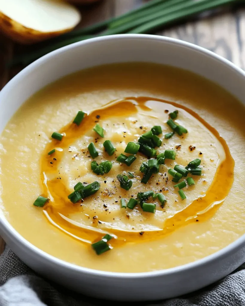Sopa cremosa de batata First Image First Image