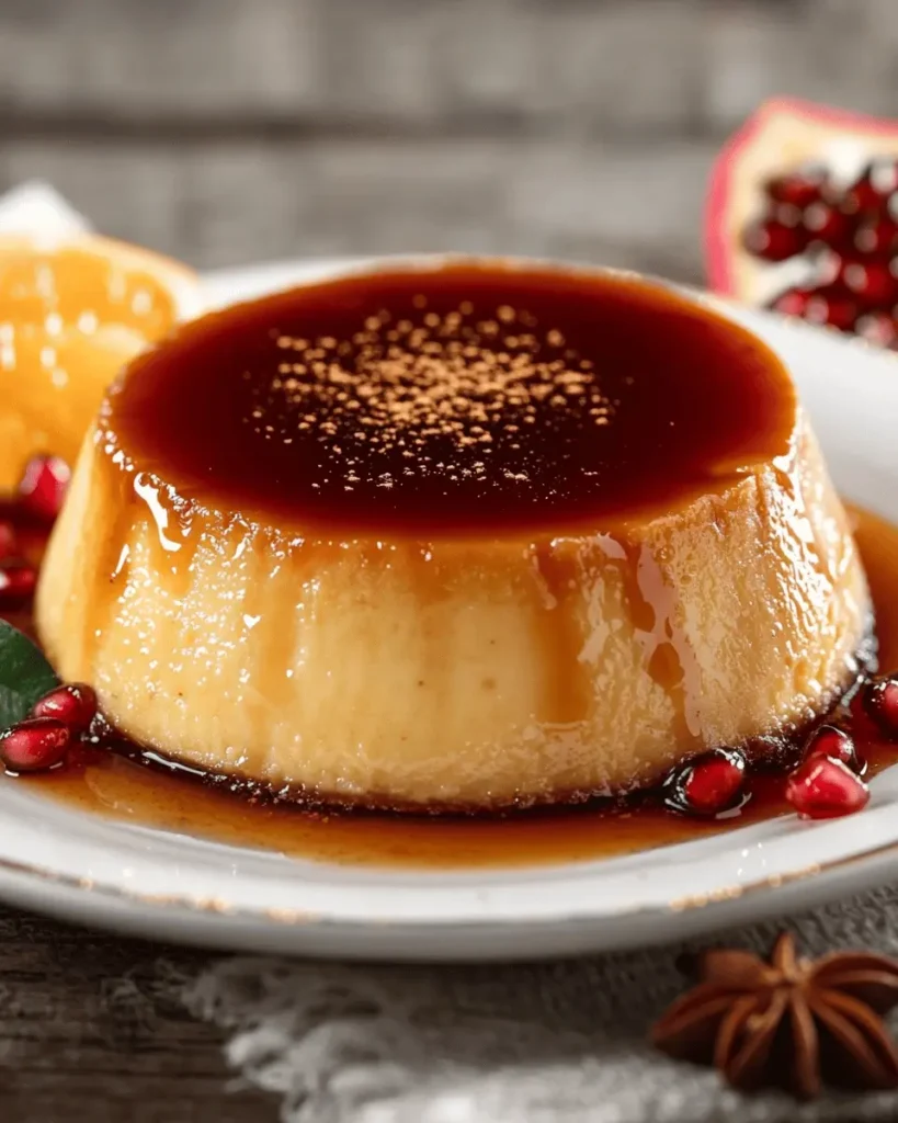 Flan Cremoso de Vainilla Navideño First Image First Image