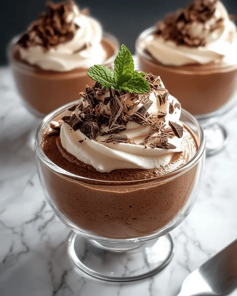 Mousse de Chocolate y Mascarpone First Image First Image