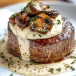 Filete Mignon con Boursin y Champiñones First Image First Image