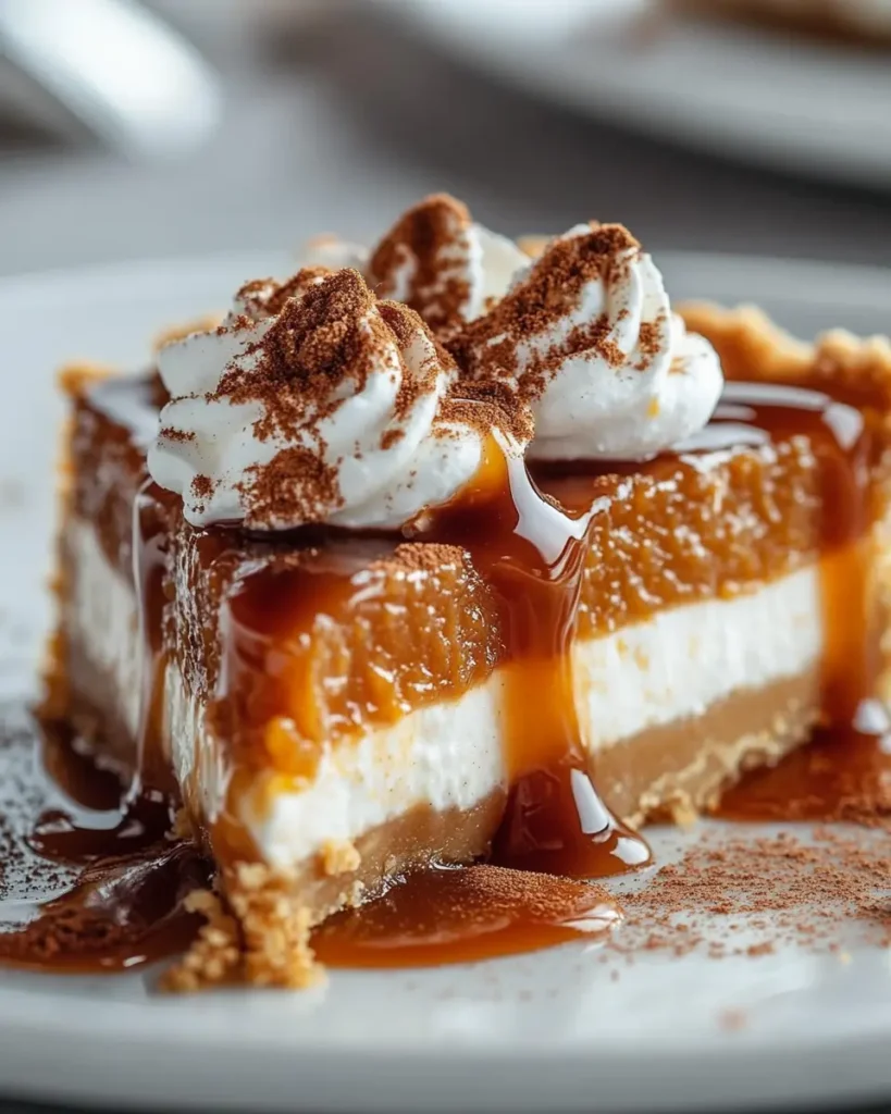 Pastel de Calabaza con Caramelo y Crujiente First Image First Image