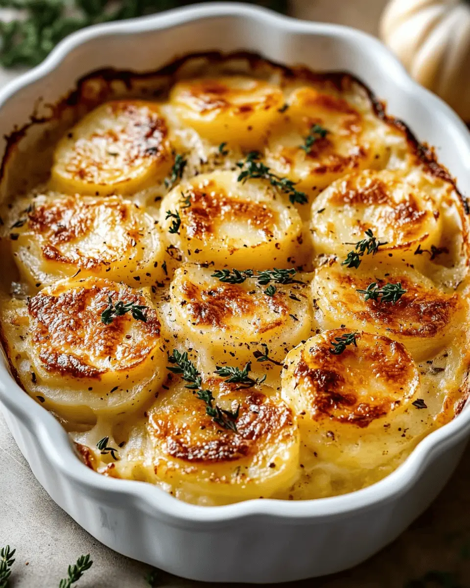 Papas Gratinadas Cremosas con Toque Otoñal First Image First Image