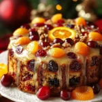 Budín Navideño de Frutas y Frutos con Jugo de Naranja First Image First Image