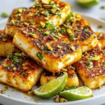 Pistacho y Halloumi con Glaseado de Lima First Image First Image