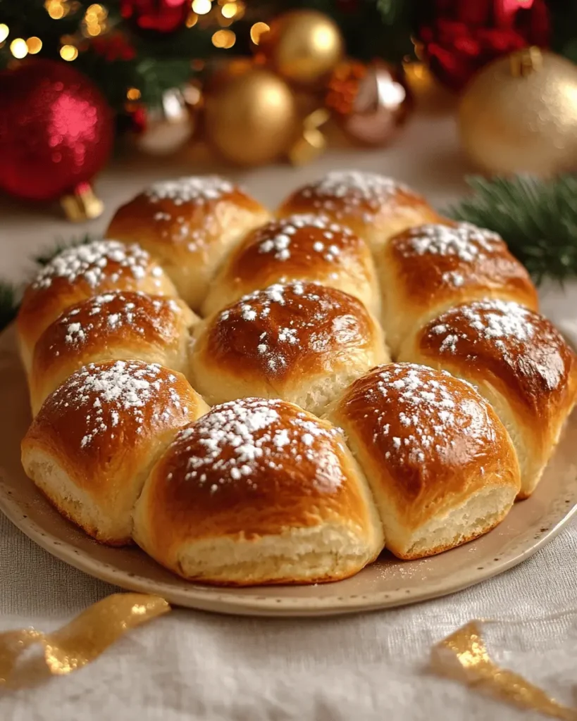 Panecillos Navideños de Leche y Mantequilla First Image First Image