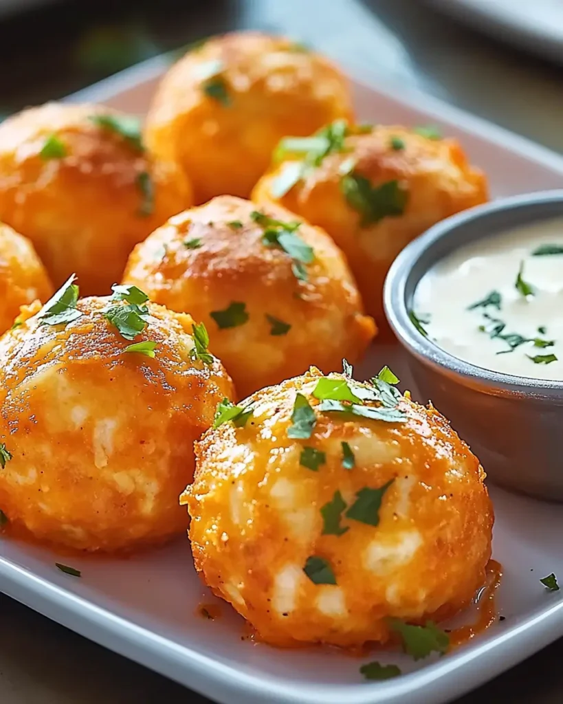 Bolas de Pollo Buffalo con Relleno de Ranch First Image First Image