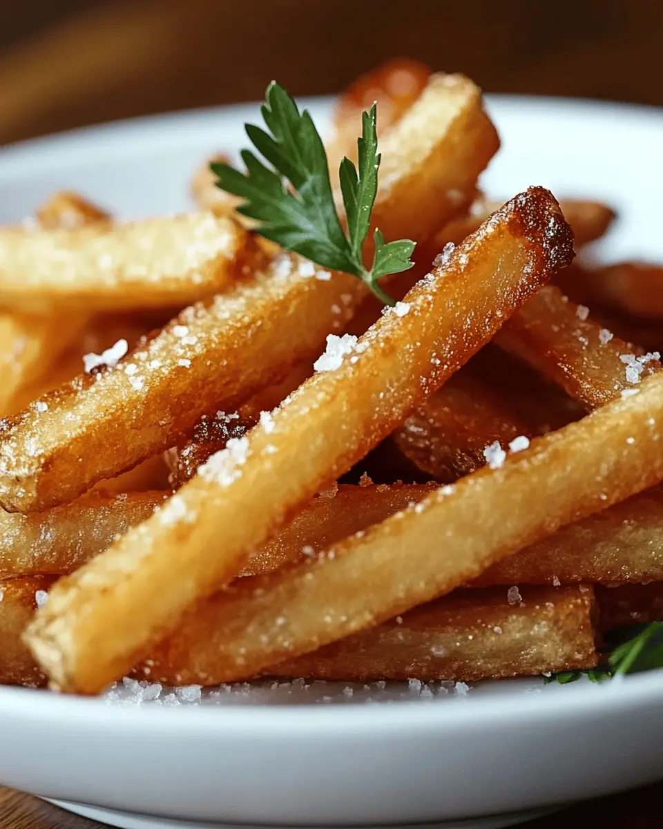 Papas fritas crujientes con grasa de cordero First Image First Image