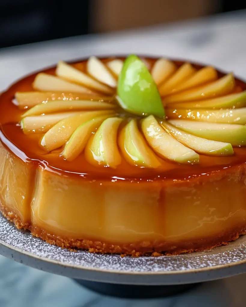 Pastel Flan de Manzana First Image First Image