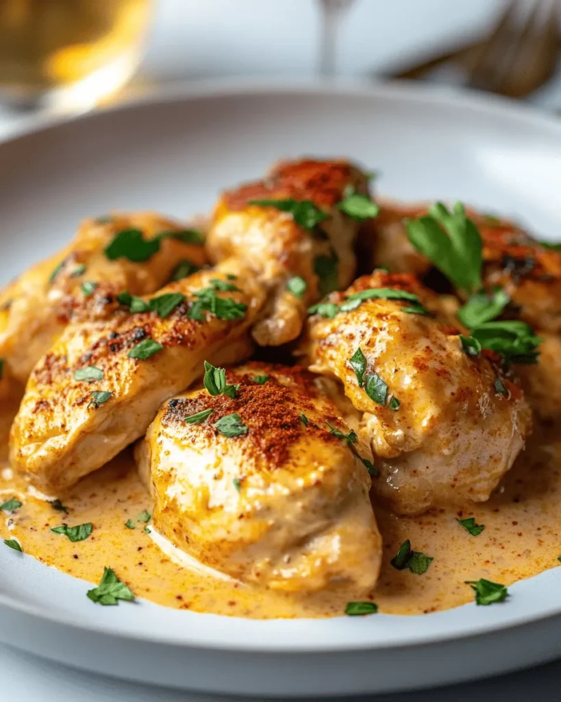 Pollo Cremoso a la Paprika First Image First Image