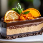 Tarta de Queso de Chocolate y Naranja First Image First Image