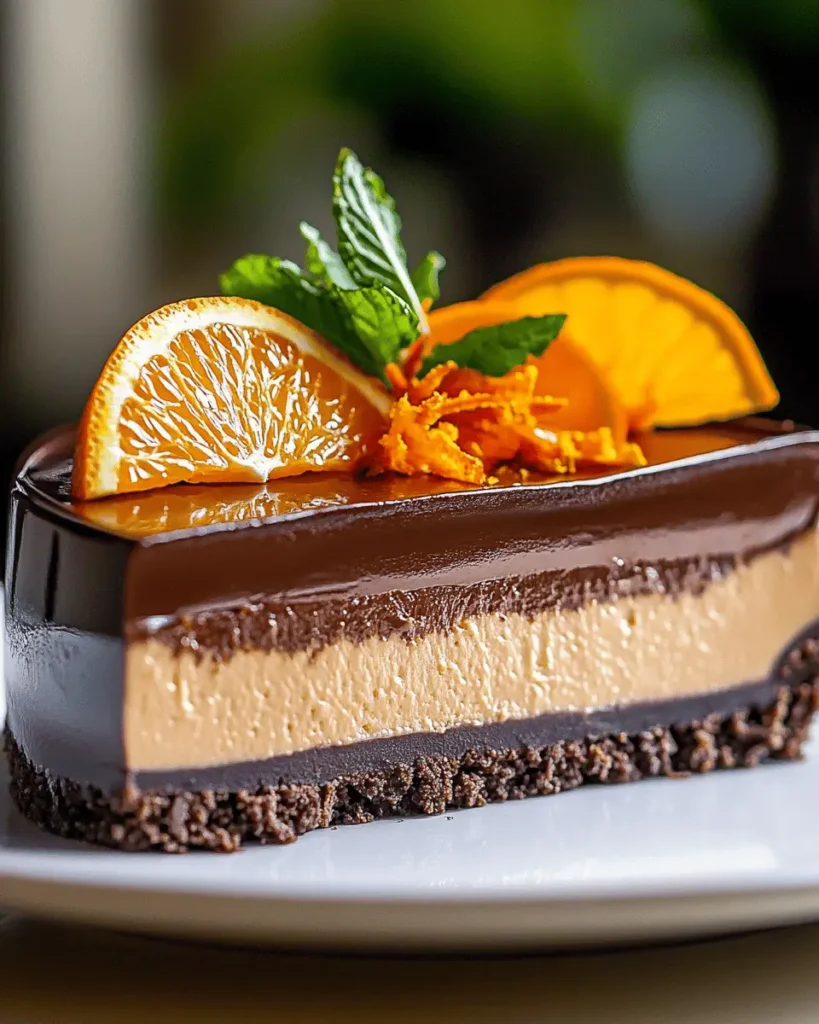 Tarta de Queso de Chocolate y Naranja First Image First Image