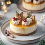 Tarta de Queso de Galletas Navideñas First Image First Image