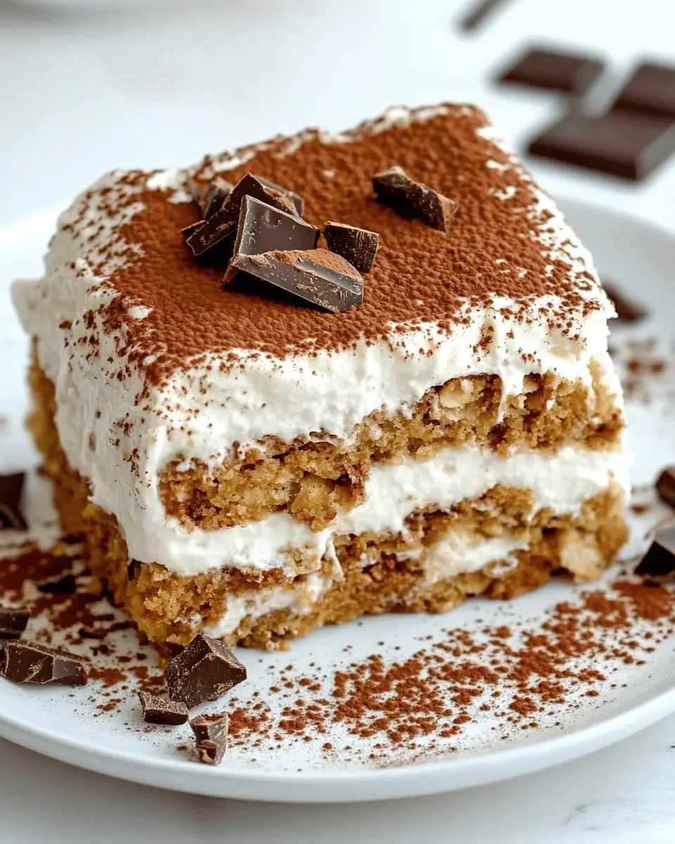 Tiramisú de Galletas de Avena y Crema First Image First Image