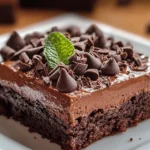 Brownies de Mousse de Chocolate First Image First Image