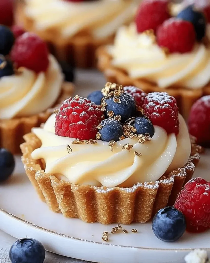 Tartaletas de Mousse de Chocolate Blanco First Image First Image